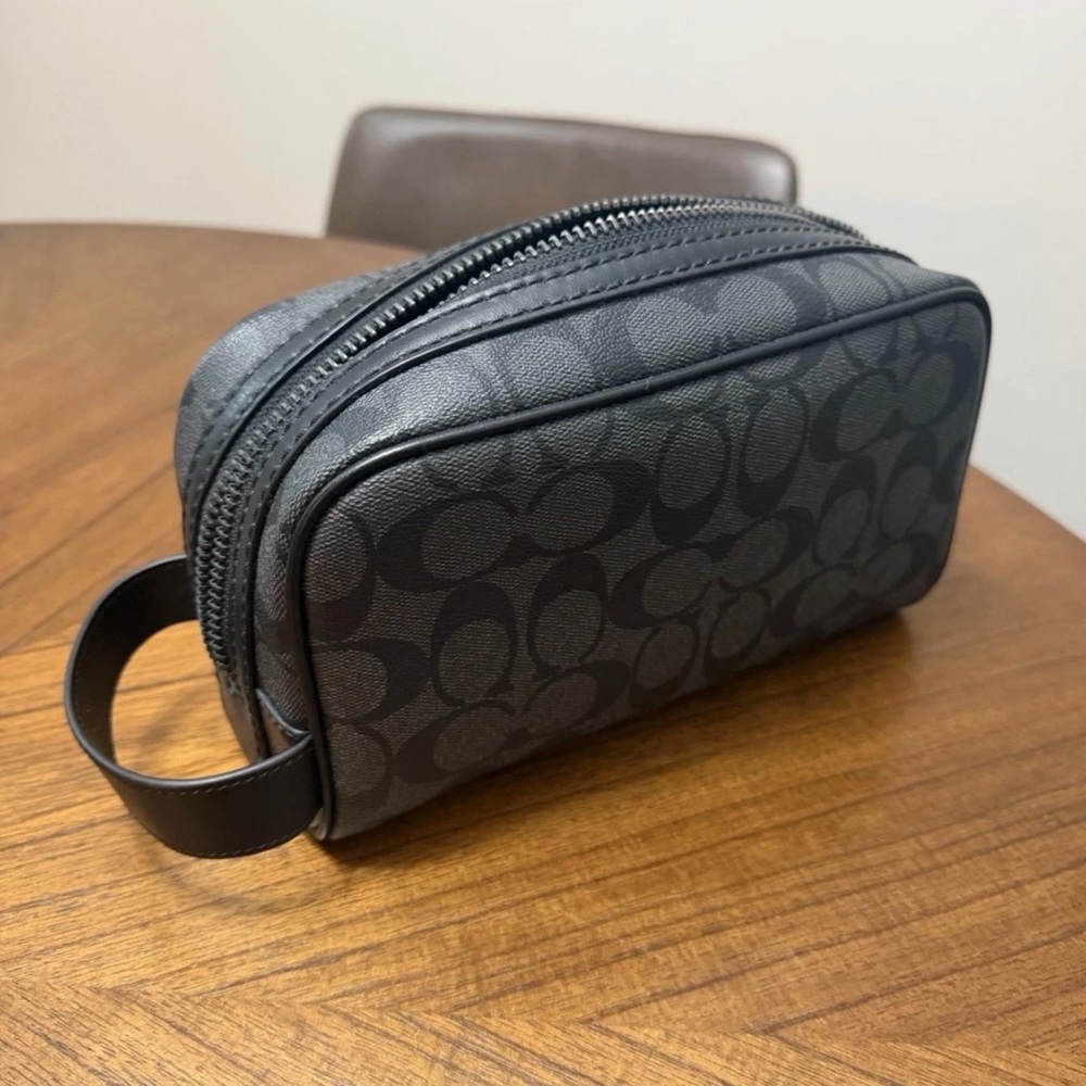 Black Leather Men's Bag